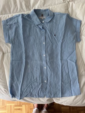 Chemise légère Tommy Hilfiger bleu ciel Taille 32