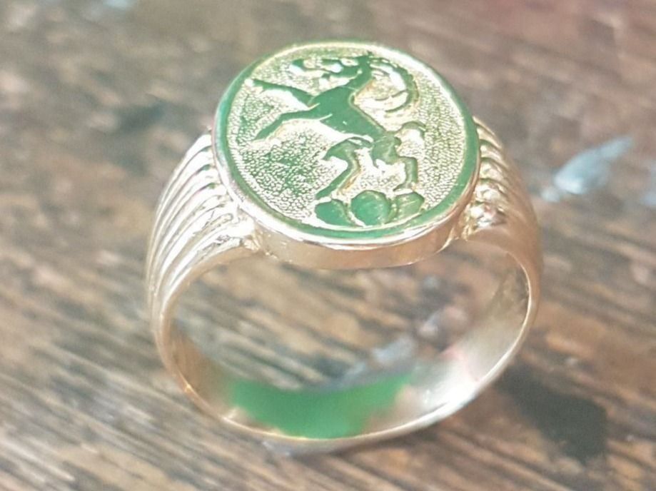 Anelli: Steinbock 750 Gold - Ring 18 Karat Gold – Nuovo (secondo la descrizione) da Unterägeri venduto da Altgoldschmuck 1