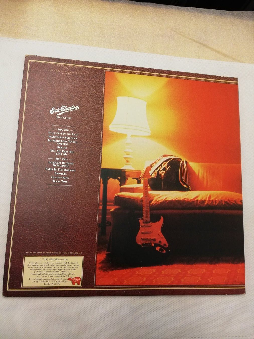 Schallplatten: ERIC CLAPTON - BACKLESS – Gebraucht aus Bern von Vinylsound.ch 1