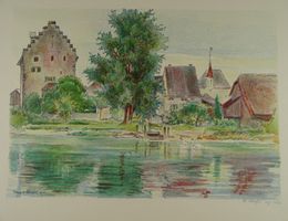 GREIFENSEE, LITHOGRAPHIE 1938