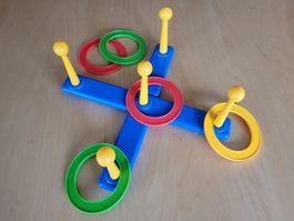 Ringwurfspiel Wurfspiel Outdoor und Indoor mit 5 Ringen