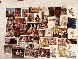 ca 280 Ansichtskarten Kitsch und Chrüsimüsi