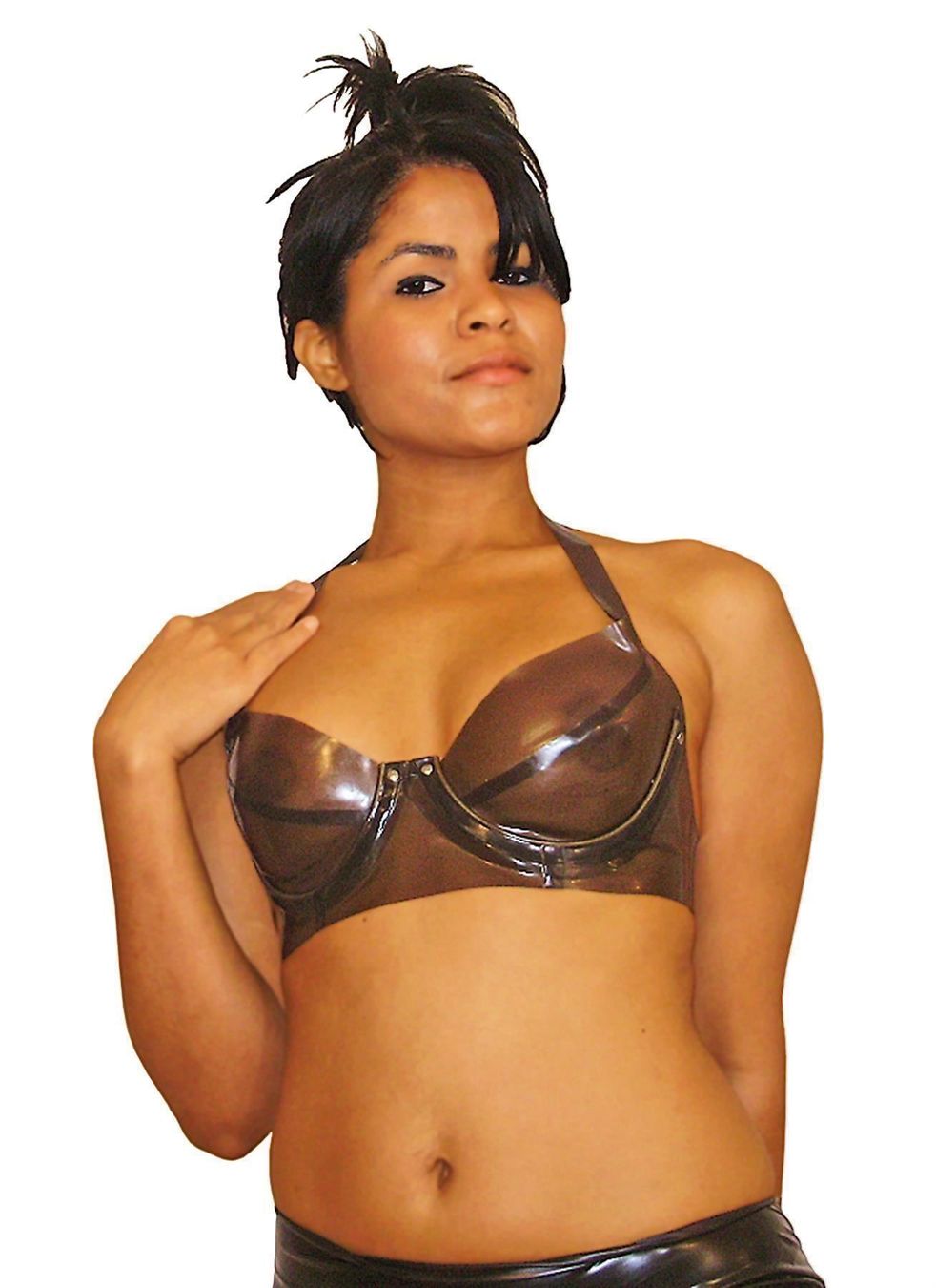 Sonstige Unterwäsche: Latex Bügel - BH -  Gr. XXL – Neu und originalverpackt aus Horn von looksrealgood