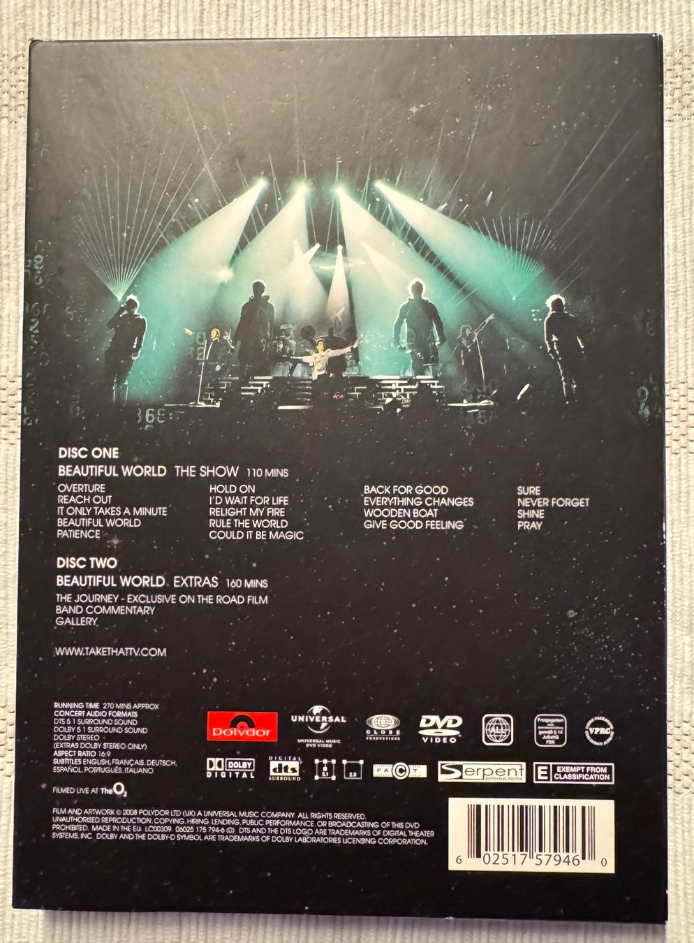 Tutti i DVDs: Take That - Beautiful world Live - DVD – Usato da Arbon venduto da drs64 1