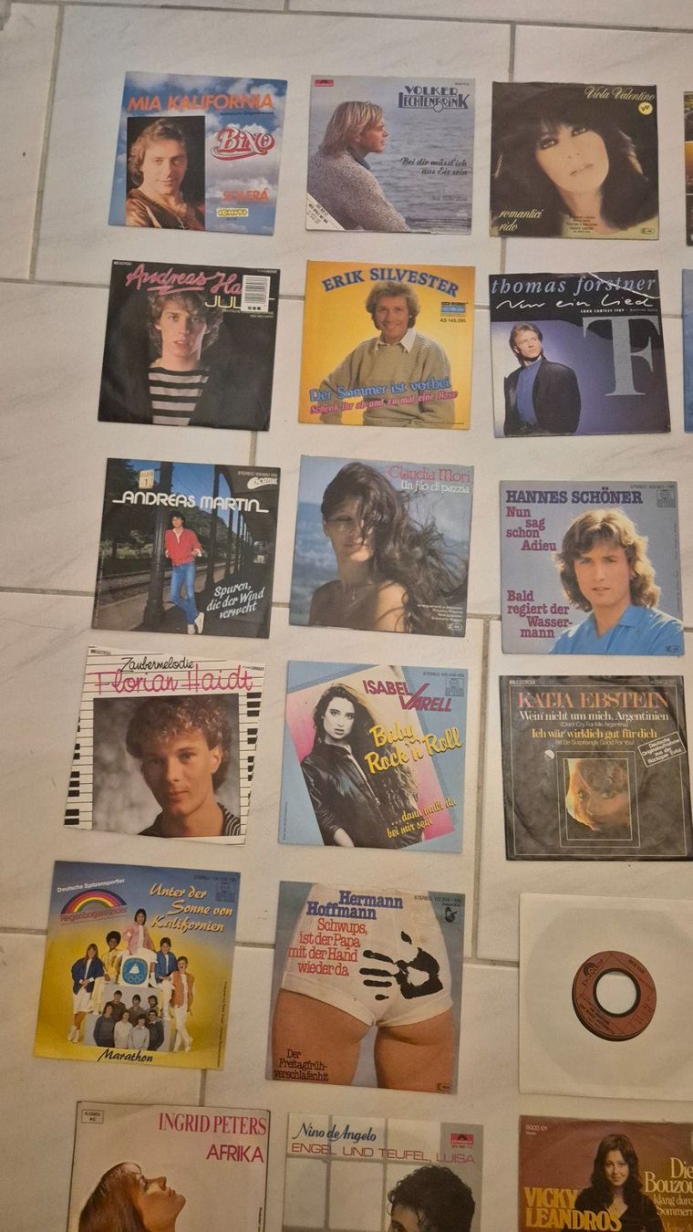 Vinyles: Singles Sammlung Deutsche Schlager – D'occasion à Arni AG par kur_jc7g 1