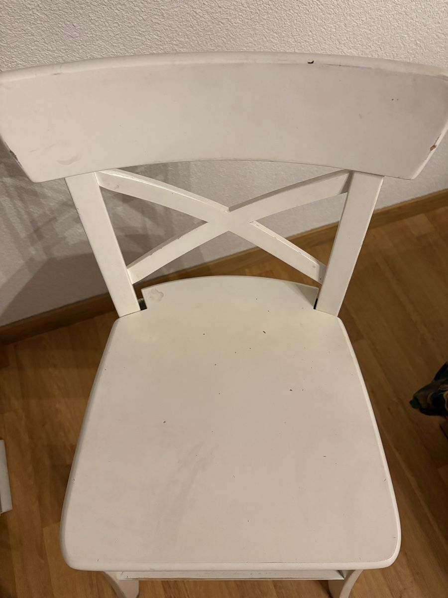 Chaises: Stuhl hoch weiss – D'occasion à Zürich par natalie78 1