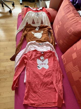 5 NEUE &  ungebrauchte OKAIDI uLangarmshirts Gr. 14 Jahren