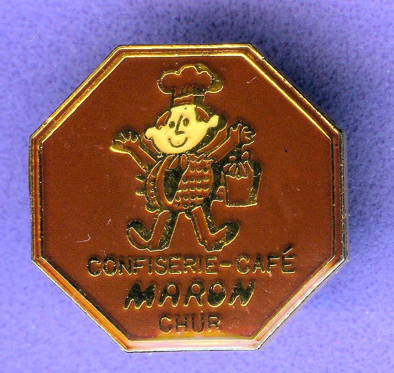 Placchette & Badge: CONFISERIE  MARON  Chur – Usato da Winterthur venduto da Sammleroase