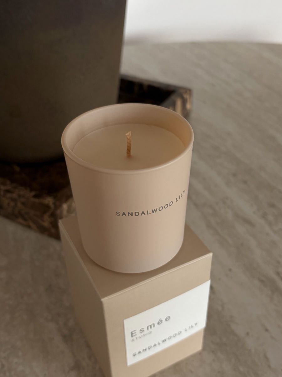 Candele: Duftkerze Sandalwood – Nuovo e nell'imballaggio originale da Romanshorn venduto da pea_77kf