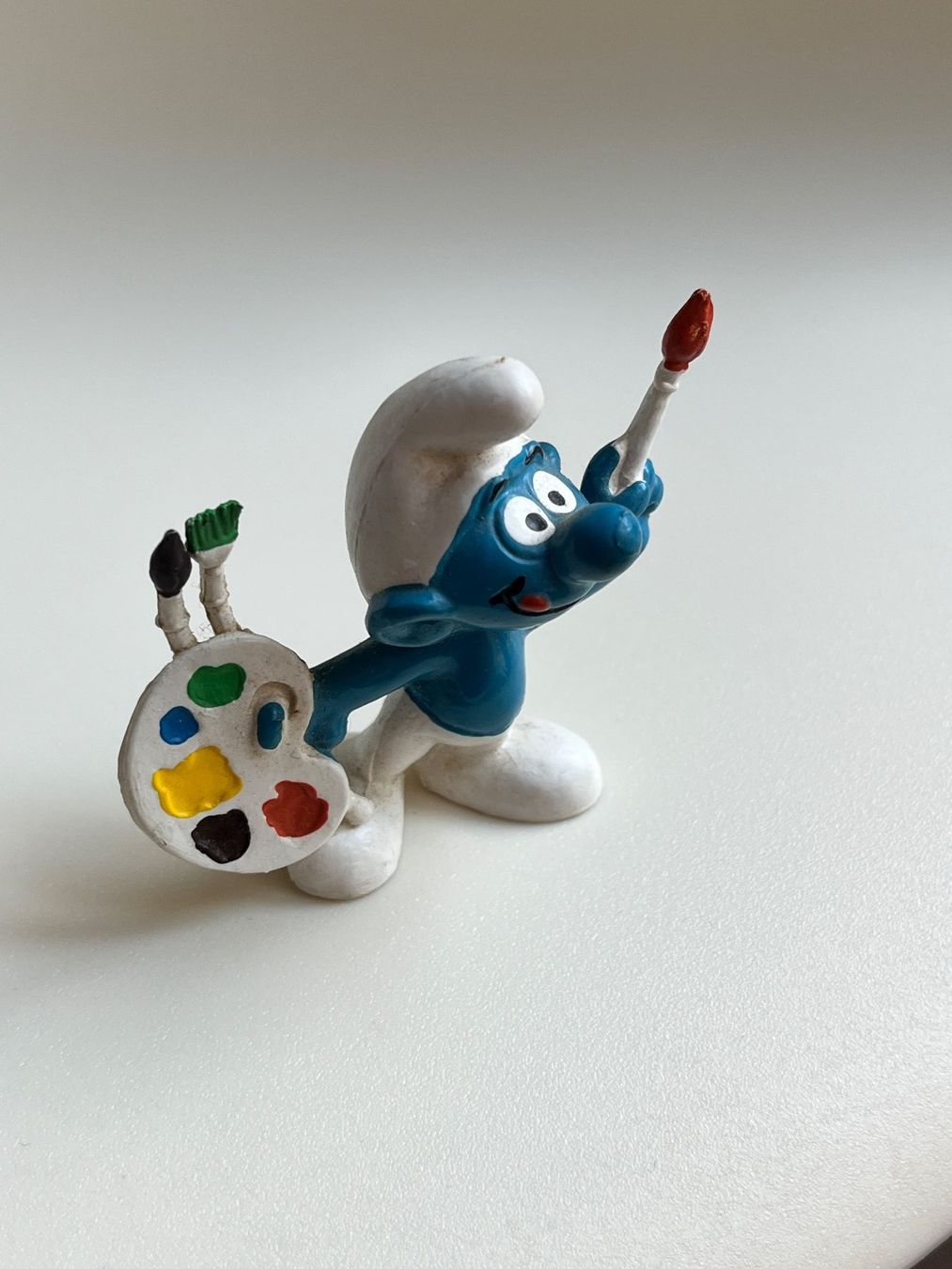Statuette: Maler Schlumpf  von Bully – Usato da Winterthur venduto da Wusa01 3