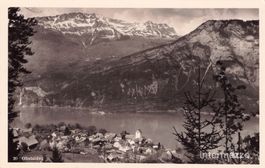 Obstalden GL // Generalansicht Dorf // Walensee