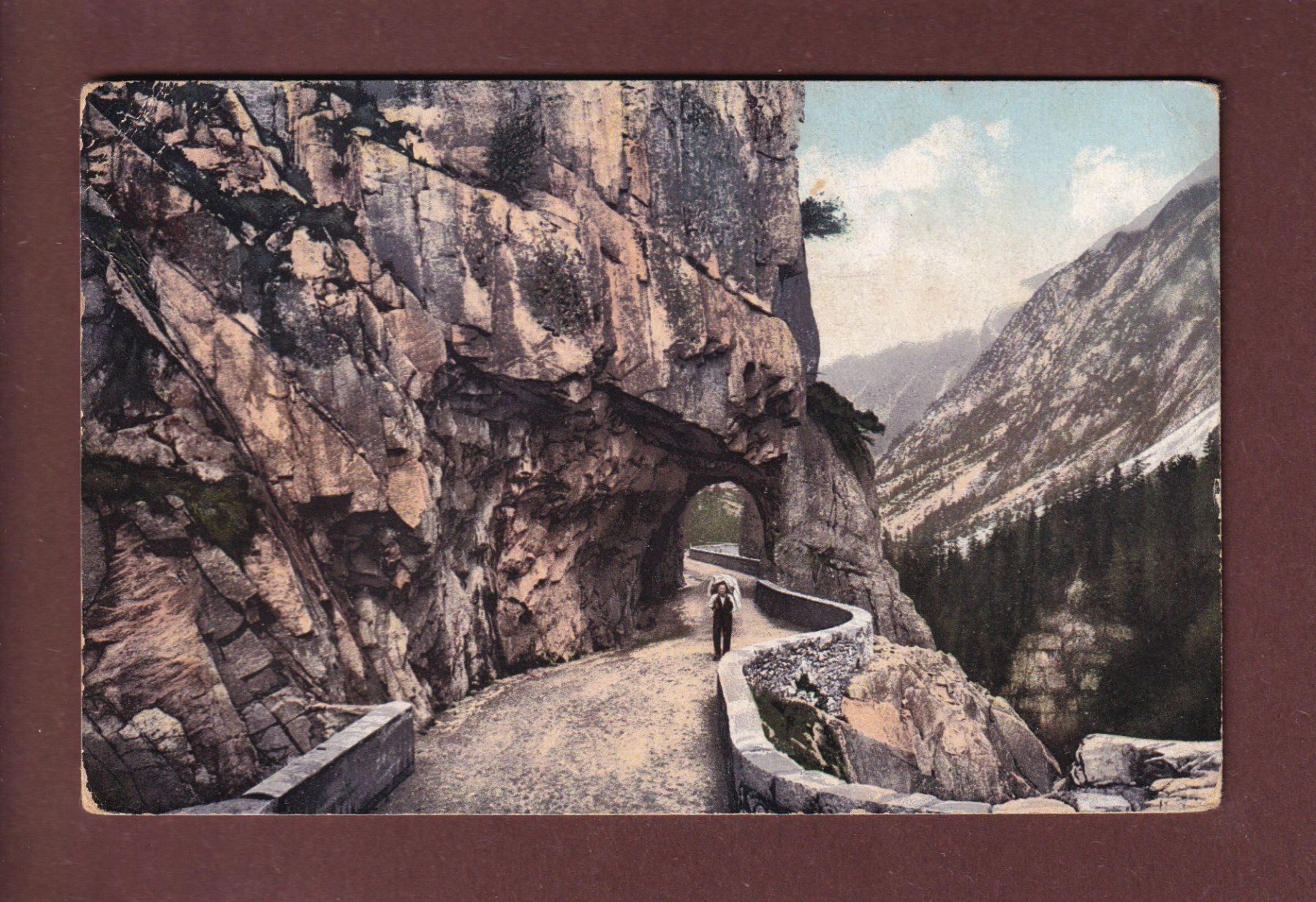 Ansichtskarten: GRIMSELSTRASSE beim Handeggfall // Eckbug // – Gebraucht aus Pully von nicecards