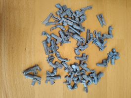 WARHAMMER 40K - OLD ORKS BITS + BANNER