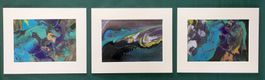 Gerhard Richter   "3 abstrakte hochpigmentierte Farbdrucke"