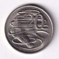 Australien 20 cents 1974 vorz