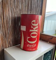 Coca-Cola Stahlkübel, z.B. geeignet als Schirmständer