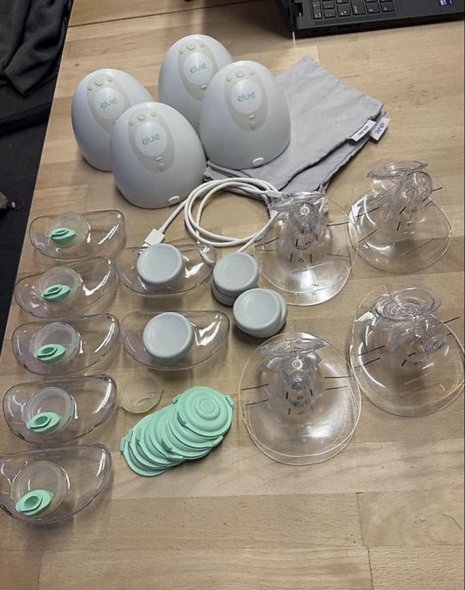Elvie Stillzubehör: Elvie Doppelmilchpumpe 2Sets – Gebraucht aus Sevelen von Cheyennne