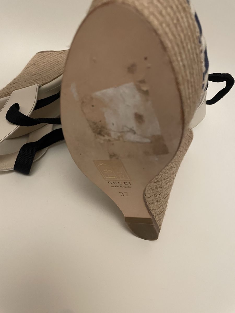 Gucci Scarpe da donna: Espadrilles compensées Gucci rayées, taille 37 Neuves – Nuovo (secondo la descrizione) da Lausanne venduto da Charly_brune 3