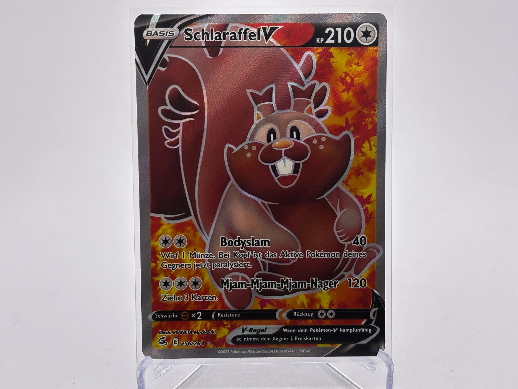 Pokémon Sammelbilder & Trading cards: Fusionsangriff - Schlaraffel V  (FST 256) - DE – Neu (gemäss Beschreibung) aus Allschwil von Bullach