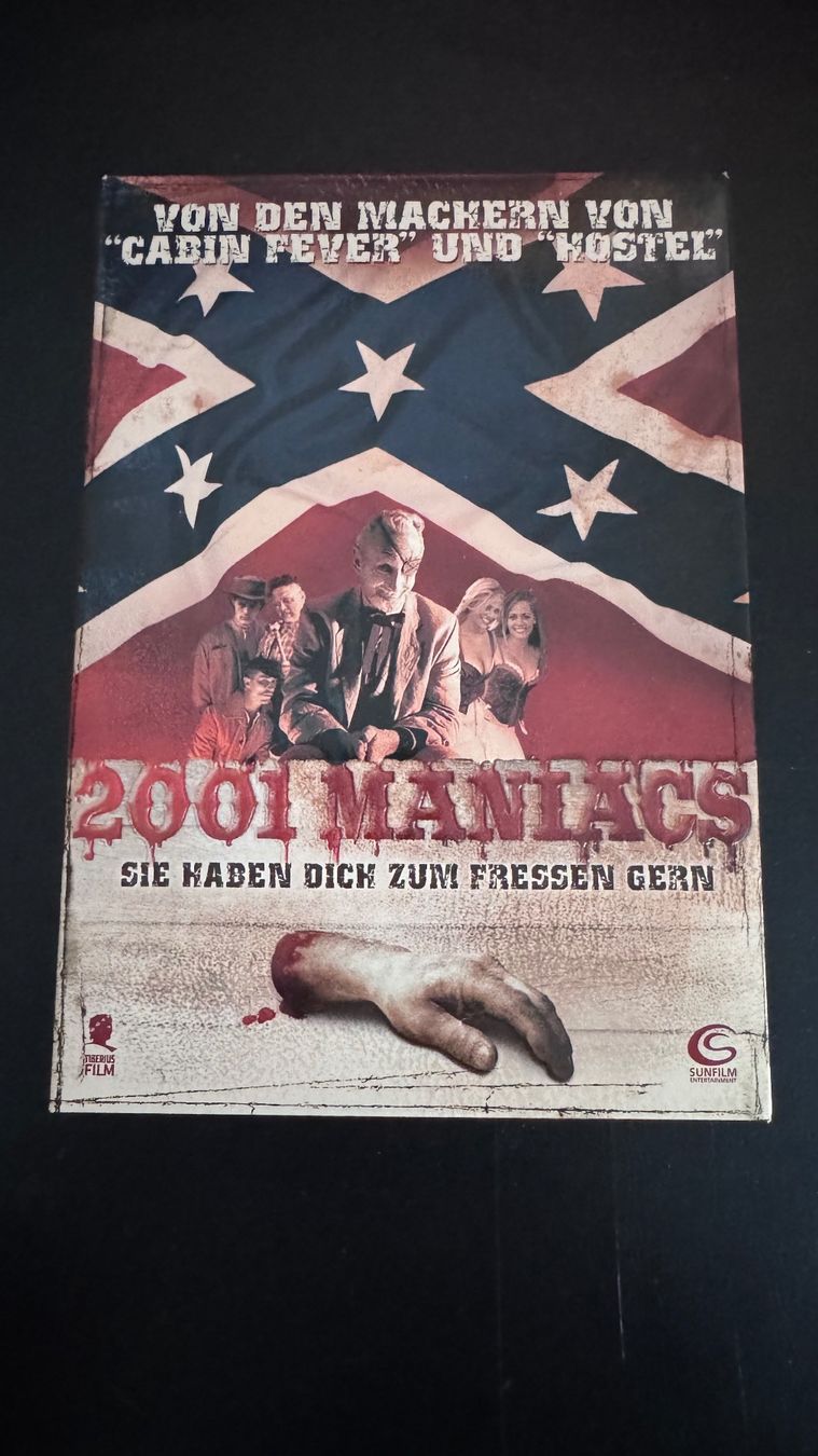 Tutti i DVDs: 2001 Maniacs Film DVD – Usato da Wolfhausen venduto da ResalePoint