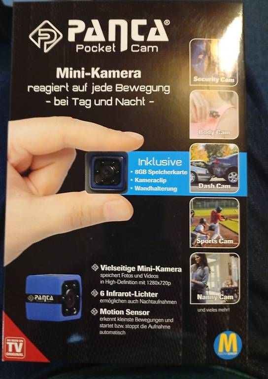 Videocamere: Miniatur- Videokamera – Nuovo e nell'imballaggio originale da Zollikofen venduto da ron3052 1