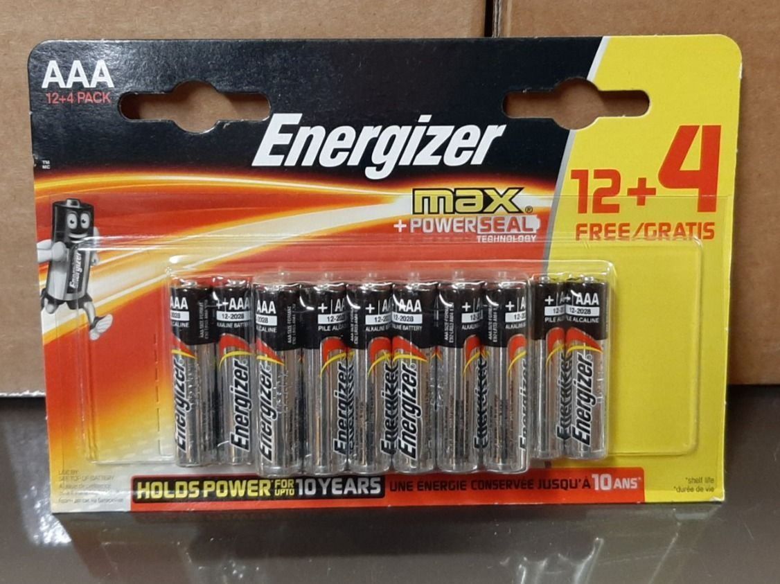 Energizer Caricatori & Batterie: Energizer Max AAA Batterien, NEU 12+4 – Nuovo e nell'imballaggio originale da Schongau venduto da lanobe 1