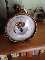 Vintage Barometer mechanisch  funktionierend Messing
