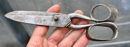 antike Schneiderschere Länge 20cm punziert G mit Strich