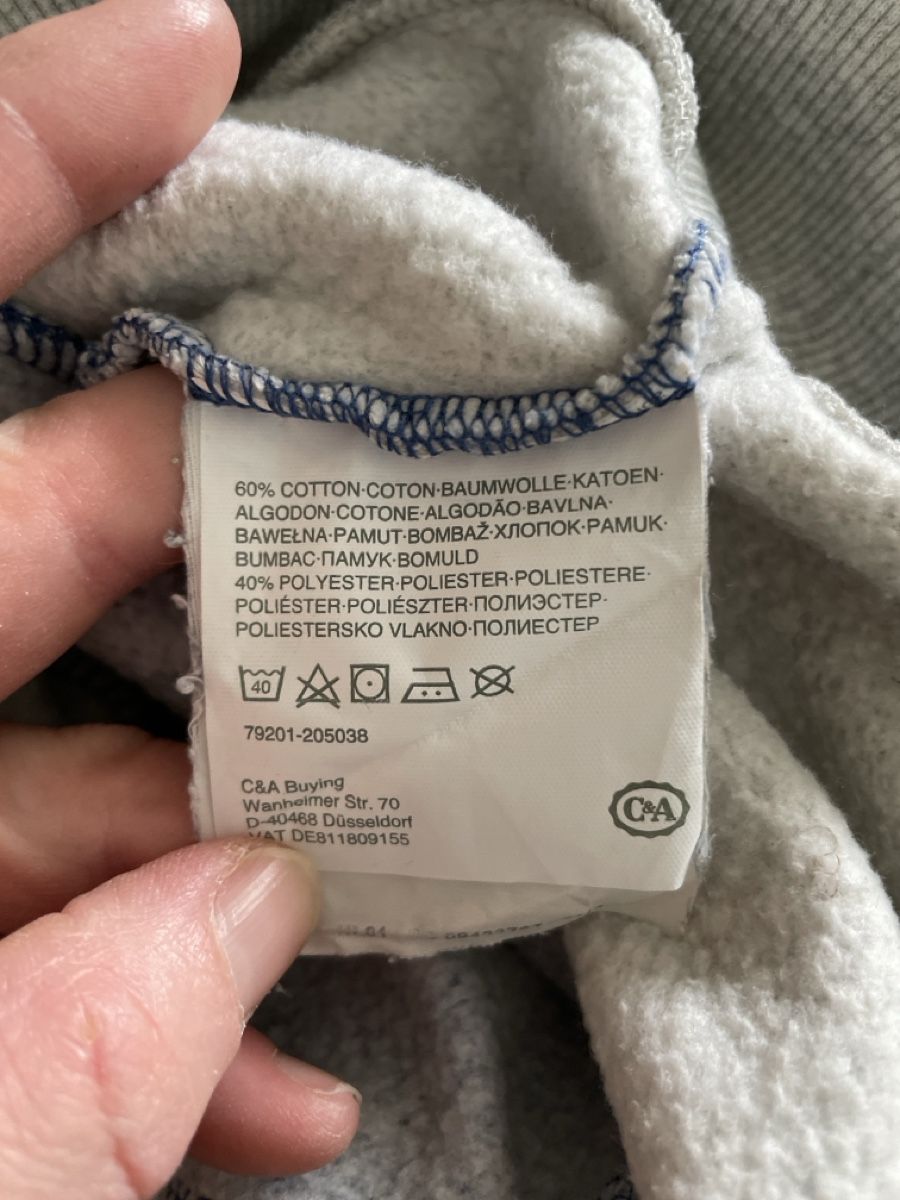 C&A Maglioni & Felpe: Herren Pullover blau grau gemustert gebraucht – Usato da Neuenkirch venduto da balani 4