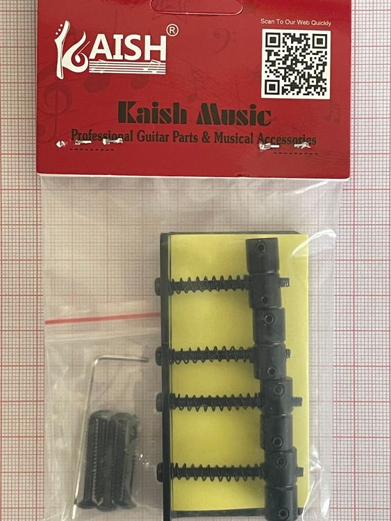 BASS BRÜCKE ** 4-SAITER ** BLACK ** BASS BRIDGE FENDER STYLE | Kaufen ...