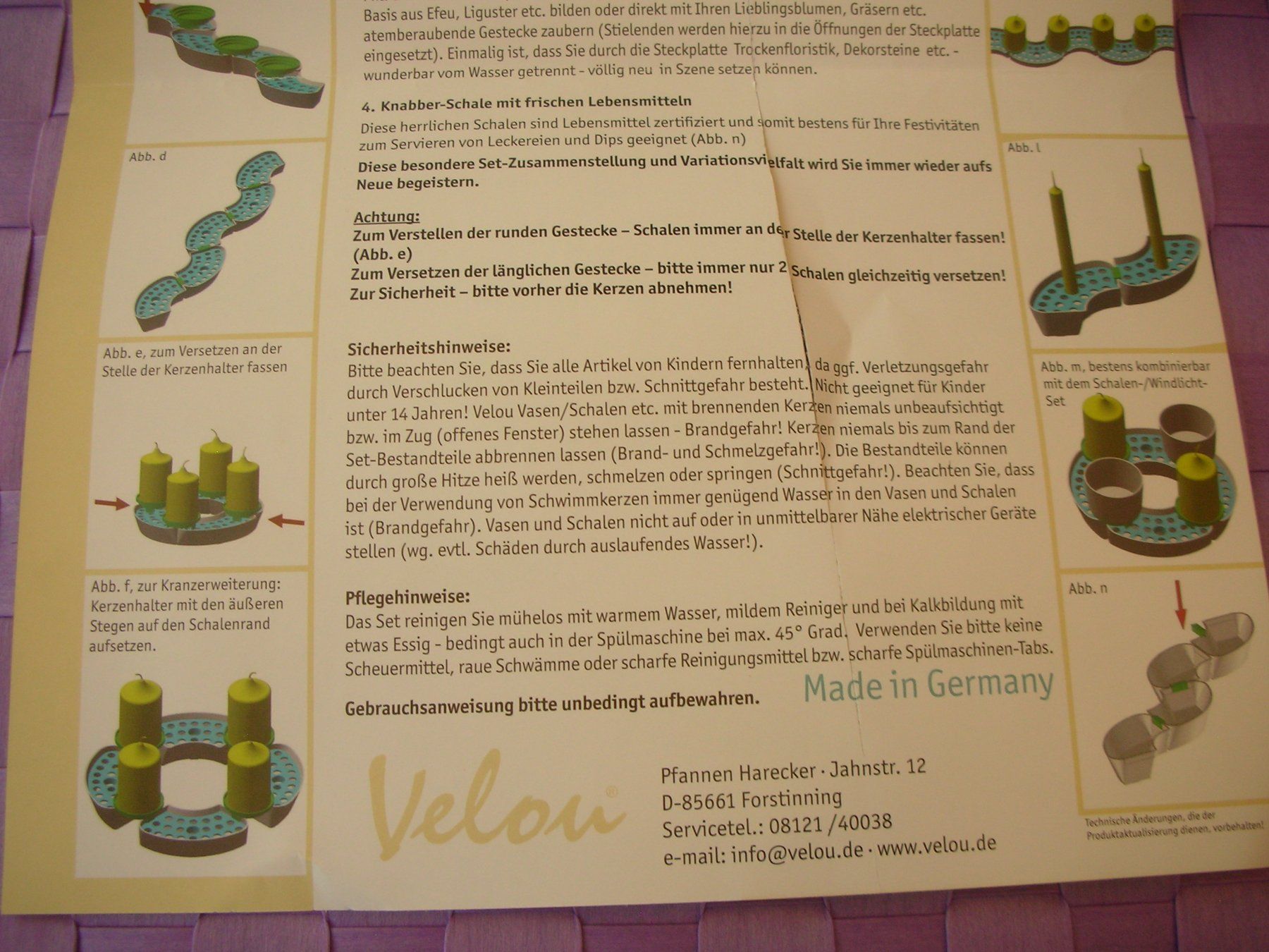 Alle Dekorationen: Festliches Gesteck-Set – Neu und originalverpackt aus Rheinfelden von Javea4 4
