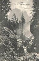 Lenk BE Schlucht mit Barbarabrücke Schlucht mit Brücke