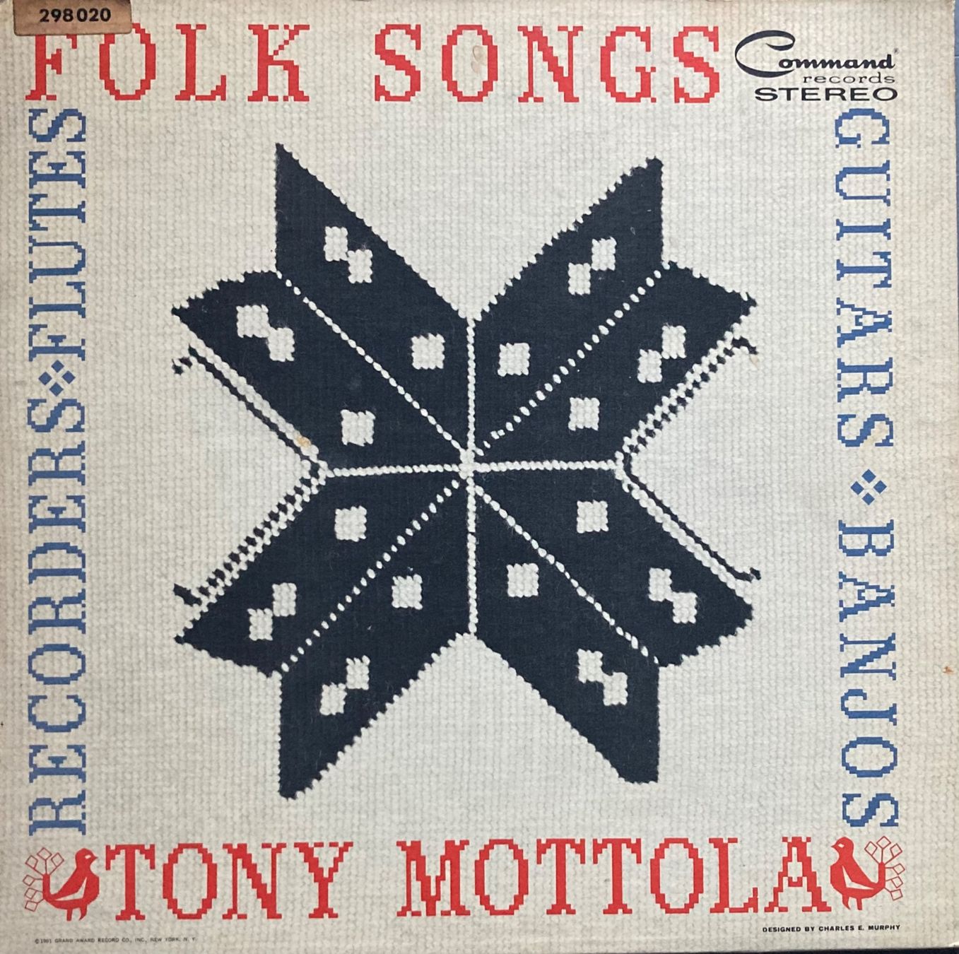 Dischi in vinile: TONY MOTTOLA - FOLK SONGS – Usato da Poliez-Pittet venduto da Newtown-Records