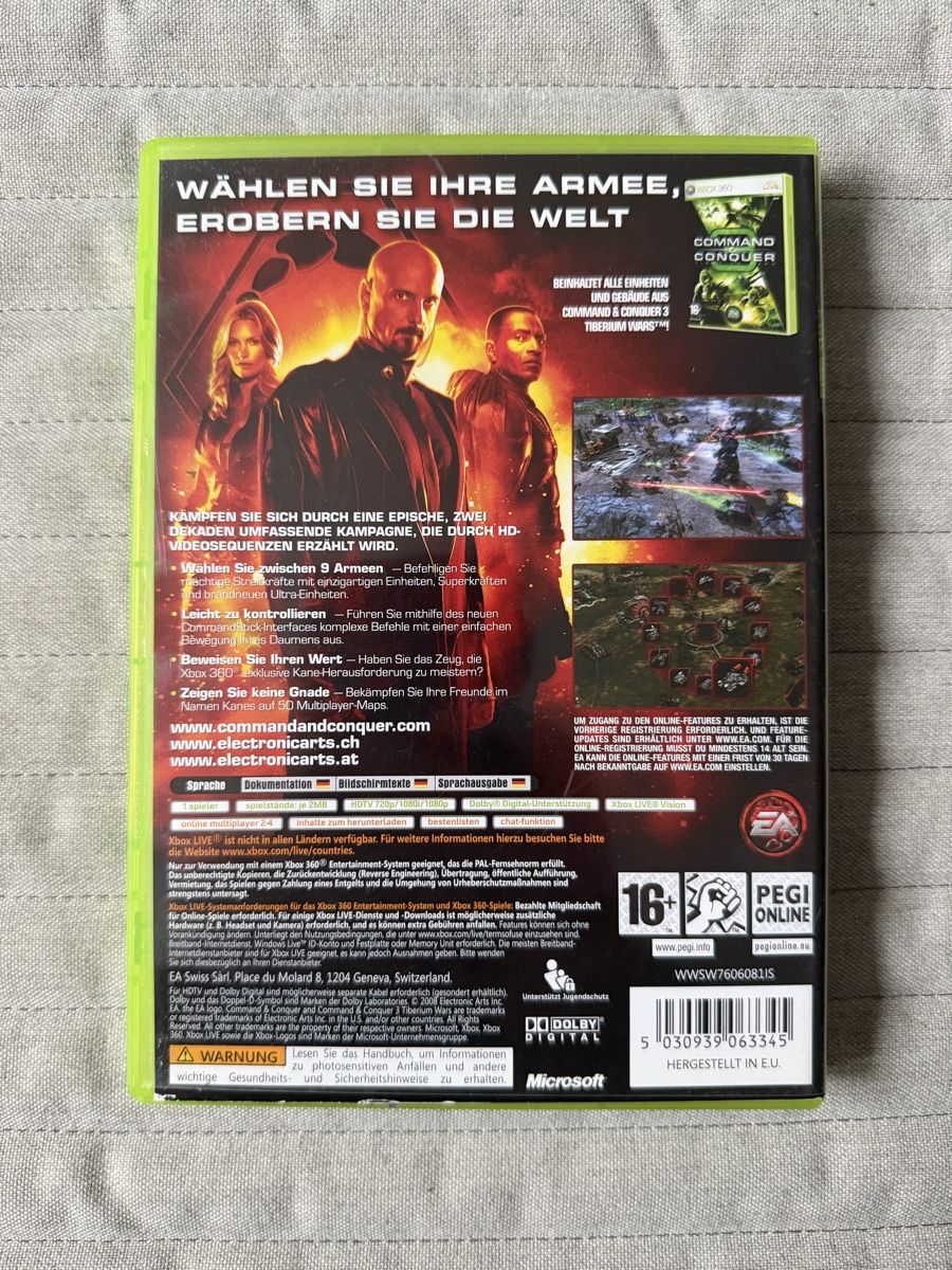 Microsoft Jeux: Command & Conquer 3: Kanes Rache für Xbox 360 – D'occasion à Thunstetten par Virus_33 2