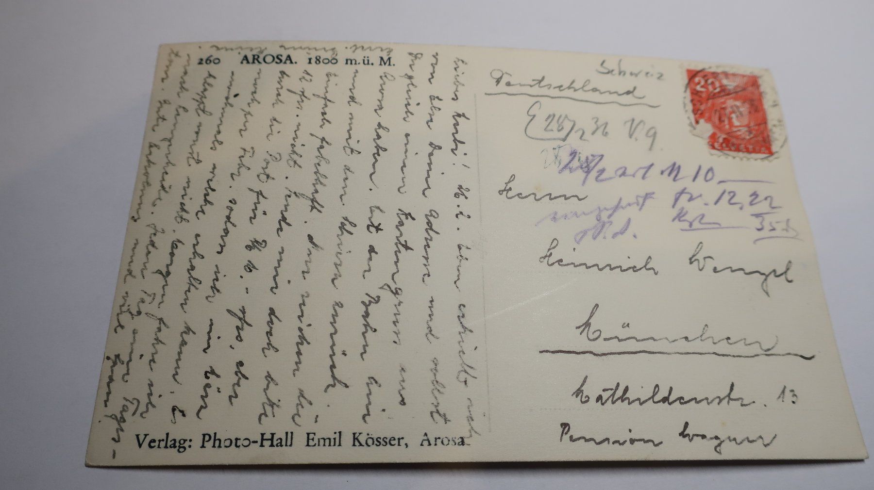 Cartes postales: Arosa N° 260 – D'occasion à Cormoret par Pascalll2001 3