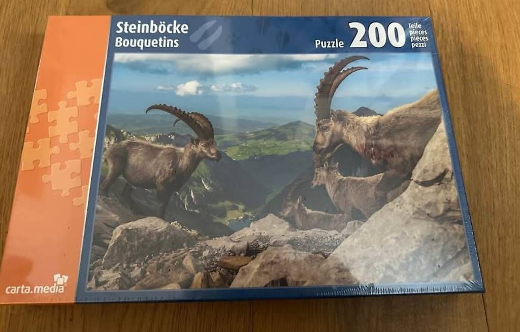 Puzzle: Steinböcke Puzzle - 200 Teile – Usato da Endingen venduto da parisienne_25
