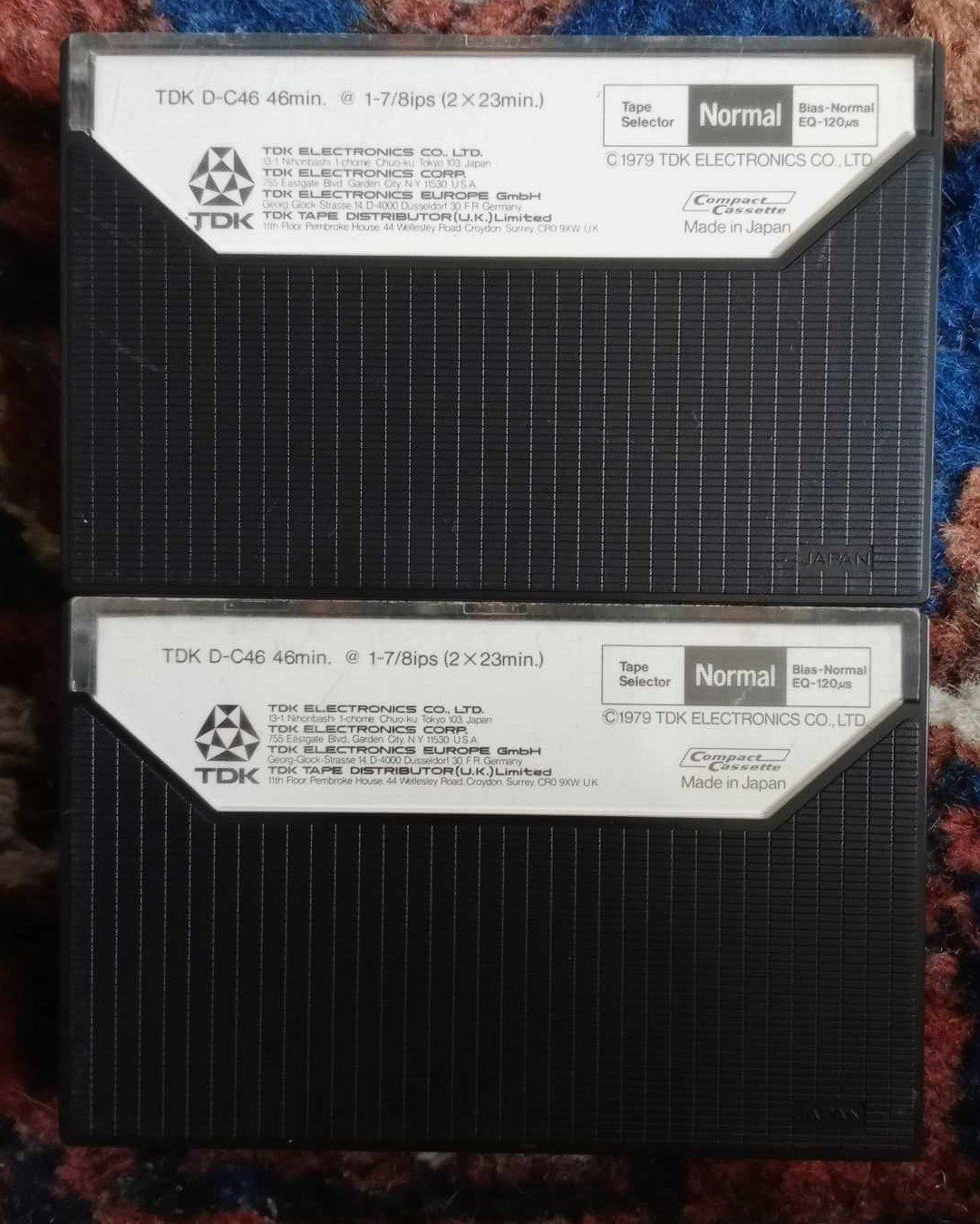 Kompaktkassetten: TDK D-C46 - cassettes / kassetten MC - 2x – Gebraucht aus Le Locle von borgespatricia 1