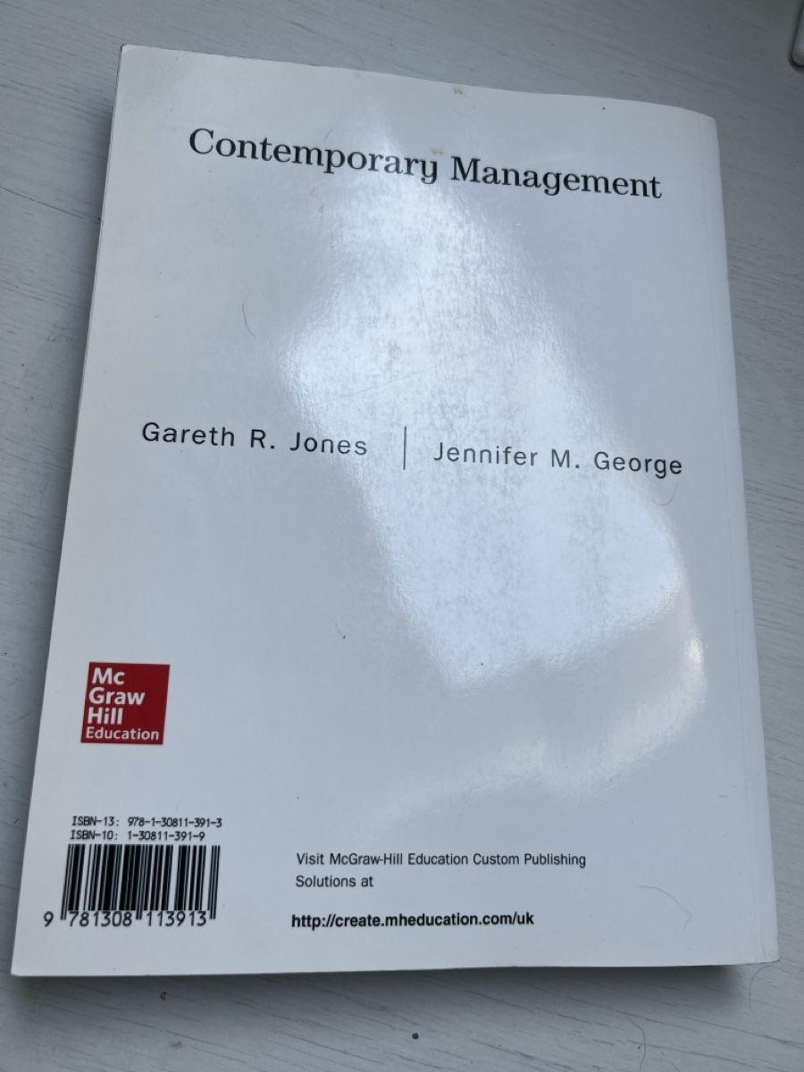 Libri: Contemporary Management: Eighth Edition - Textbook! – Usato da Basel venduto da eti_b9nk 1