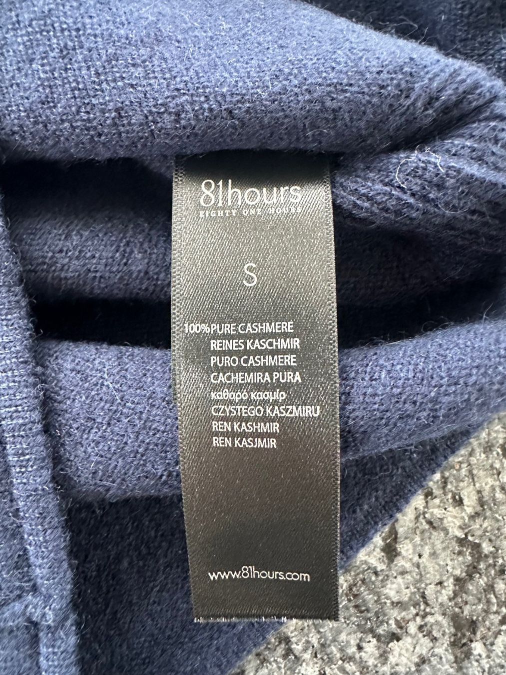 Maglioni & Felpe: Original 81 hours Cashmerepullover, dunkelblau, Gr. S - neu – Nuovo (secondo la descrizione) da Watt venduto da MilaKimba 3