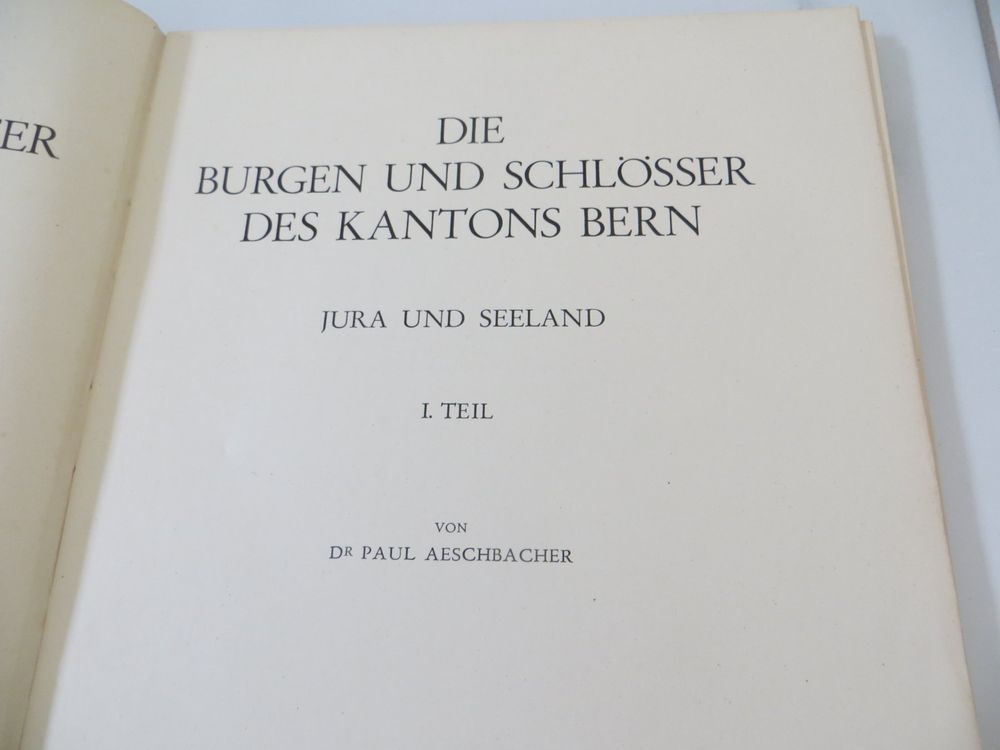 Antikes Buch Die Burgen und Schlösser der Schweiz 1934 Kaufen auf