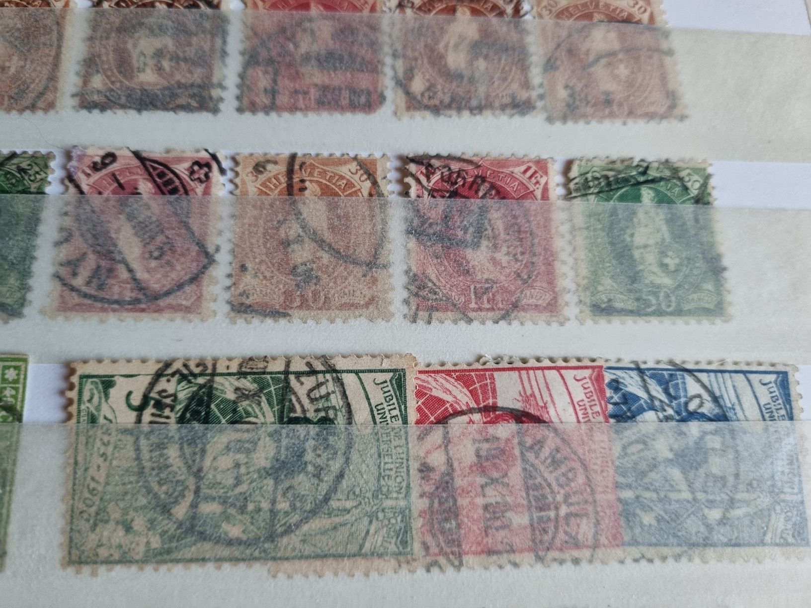 Alle Briefmarken: SCHWEIZ: SAMMLUNG MIT STRUBEL - AB 1858 – Gebraucht aus Heimenschwand von rog_p7h9 2