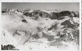 Vintage Fotokarte E. Meerkämper, Davos, Grialetsch, 1938