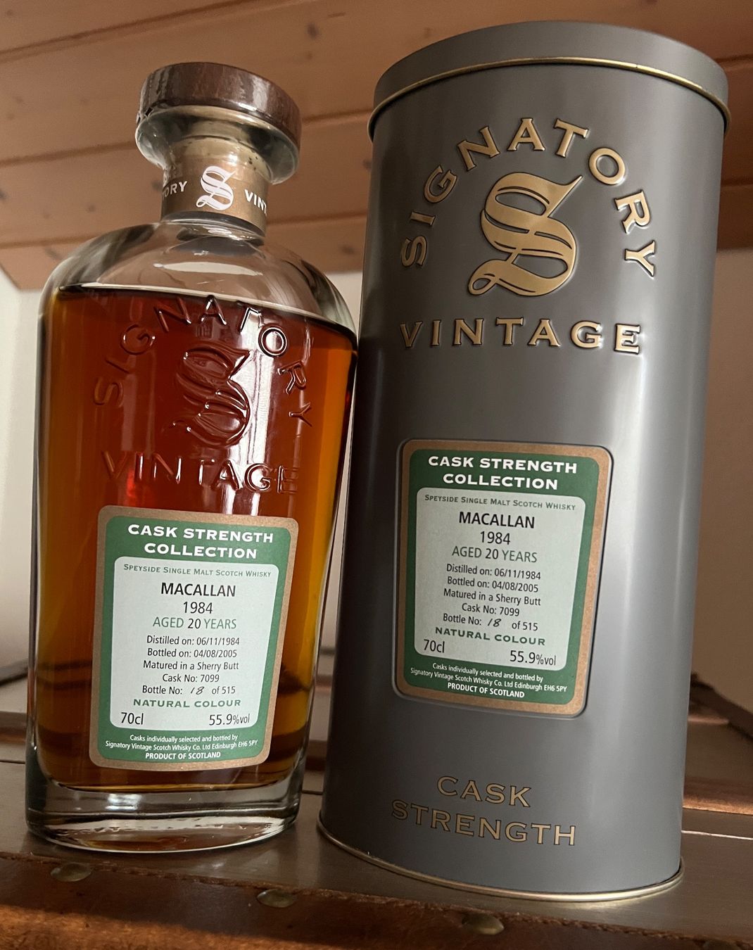 Macallan Bevande alcoliche: MACALLAN 20 years old single malt whisky – Nuovo e nell'imballaggio originale da Kefikon TG venduto da Ord12