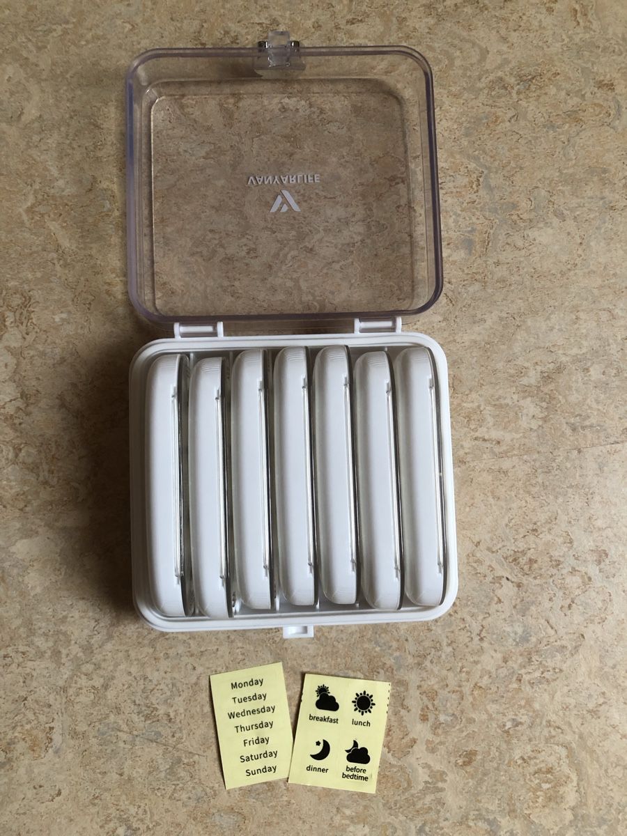 Contenitori & Simili: Pillen-Aufbewahrungsbox – Nuovo (secondo la descrizione) da Brugg AG venduto da Vintage_und_Allerlei 1