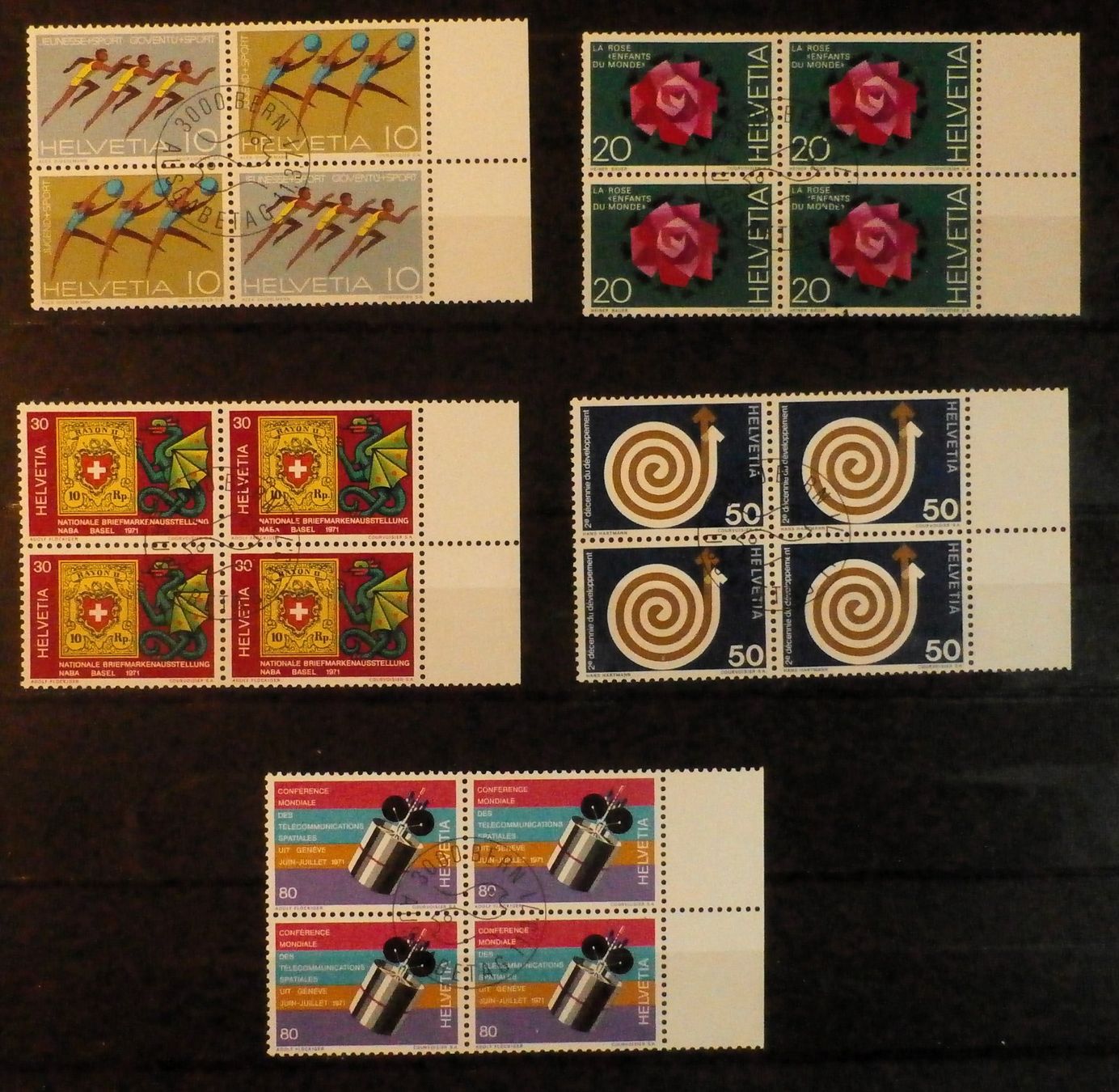 Alle Briefmarken: CH Werbemarken 1971 ET – Gebraucht aus Kehrsatz von Bernherb2 1