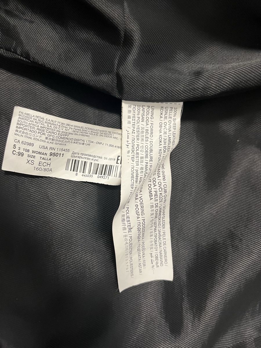 Mango Giacche: Echtlederjacke Biker schwarz Mango XS – Nuovo (secondo la descrizione) da Birrwil venduto da vanyboo 7