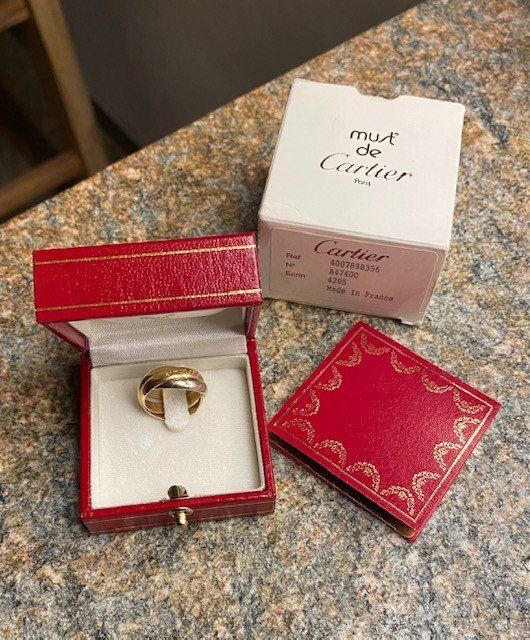 Cartier trinity ring 4205 sales