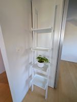Weisses Leiterregal / Buchregal / Wandregal 180 cm