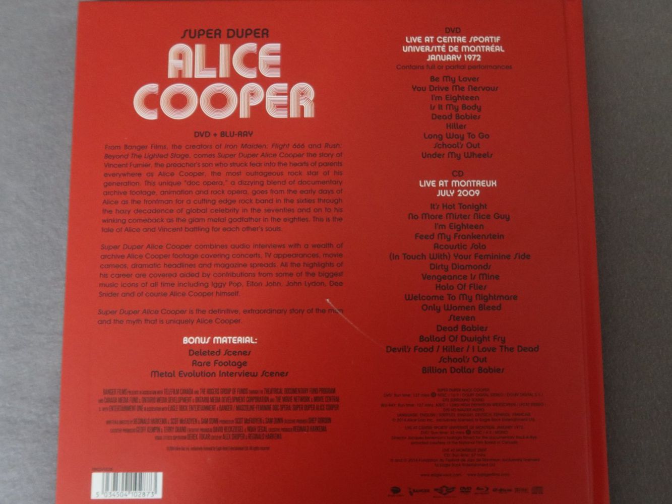 Tutti i DVDs: Alice Cooper - Super Duper Box dvd – Nuovo (secondo la descrizione) da Chur venduto da zowie72 1
