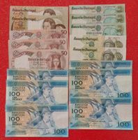 Billets portugais  20, 50 et 100 escudos 🇵🇹 collection